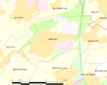 Map commune FR insee code 62895